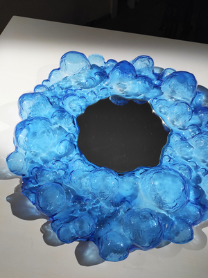  Mirror in a glass frame "Bubble"