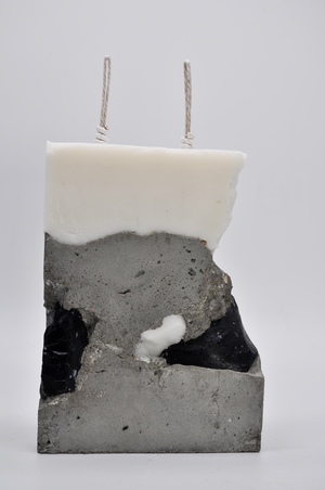 Candle Briquette Loft Stones Melty Rock III, LAB|ontà Decor