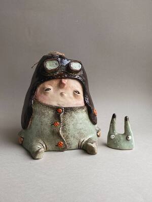 Captain Lyoshka and his companion