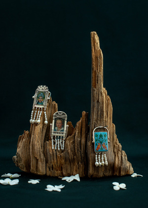 Series of pendant rings "Renaissance"