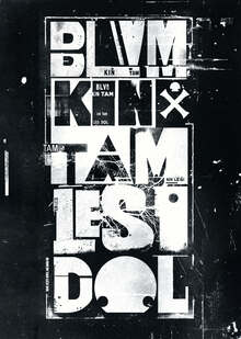 Blvmkin × TAMLESIDOL "Sleep". The logo and the vinyl.