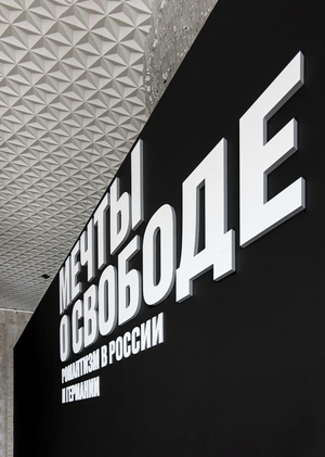 Графическое оформление выставки «Мечты о свободе»