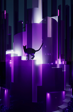 Выставочный стенд для музыкального объединения "Otherworldly cats"