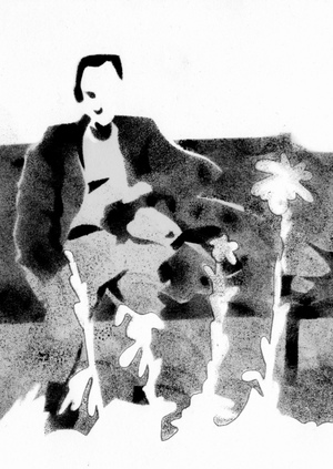 сонный бездомный