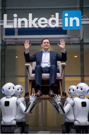 Продвижения в Linkedin вместе с роботами нейросетей 2024