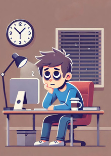 stay up&nbsp;late: becoming popular among young people
