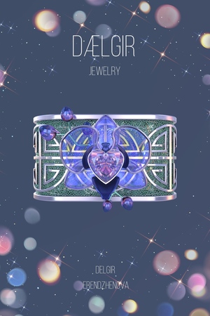 Orchid ring "Abundance"