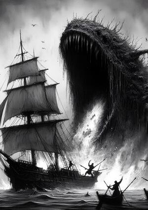 Книга "Sea Silver" и издательство Cursed Tome Press: версия AI