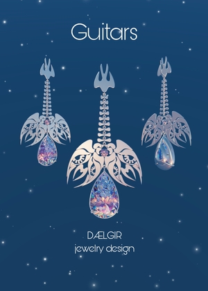 Earrings "Guitars"