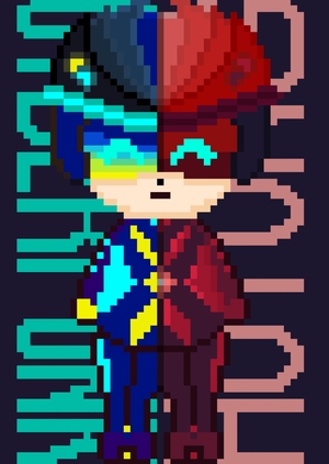 Серия плакатов для игры Hutong&Cyberpunk