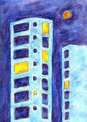 Ночная жизнь художника