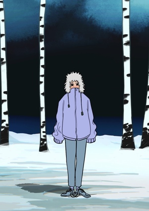 В морозном воздухе