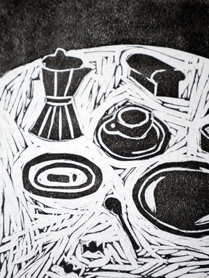 Утро. Печатная серия