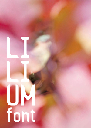 Акцидентный шрифт LILIUM