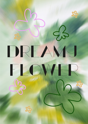 Акцидентный шрифт "DREAMY FLOWER"