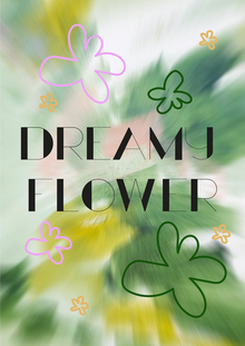 Акцидентный шрифт «DREAMY FLOWER»