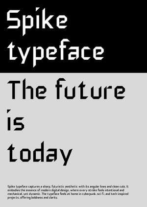 Spike typeface