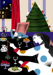 Under the light of the candle