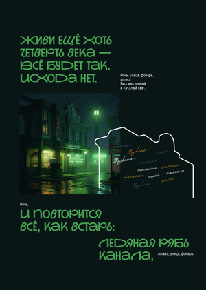 Анализ звукового образа в стихотворении «Ночь. Улица. Фонарь. Аптека»