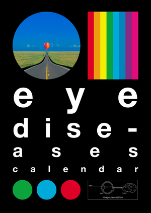 Eye diseases calendar