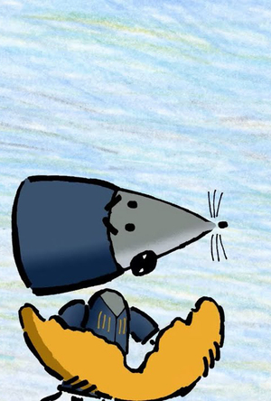 Гордый мыш. Анимация.