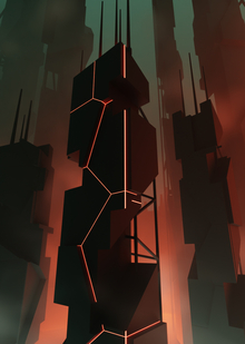 Procedural asset: Sci-fi building Procedural asset: Sci-fi building