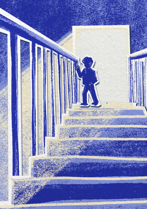 10 этажей вниз