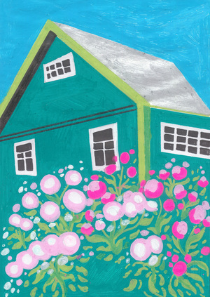 Дача, речка, огород