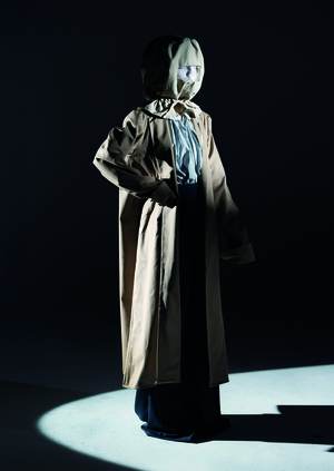 The woman and the car