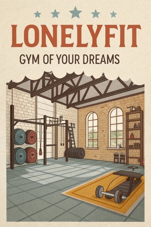 Спортзал Lonelyfit глазами AI