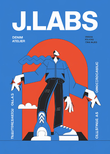 J.LABS&nbsp;— бренд-ателье джинсов глазами AI