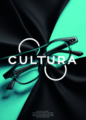 Ребрендинг айдентики для бренда CULTURA, созданная при помощи нейросетей