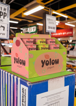 Бренд экзотических йогуртов YOLOW глазами AI