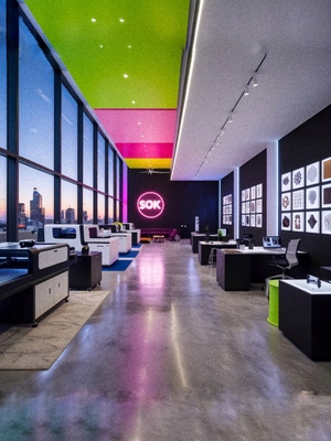 SOK.Ai generated laser studio.